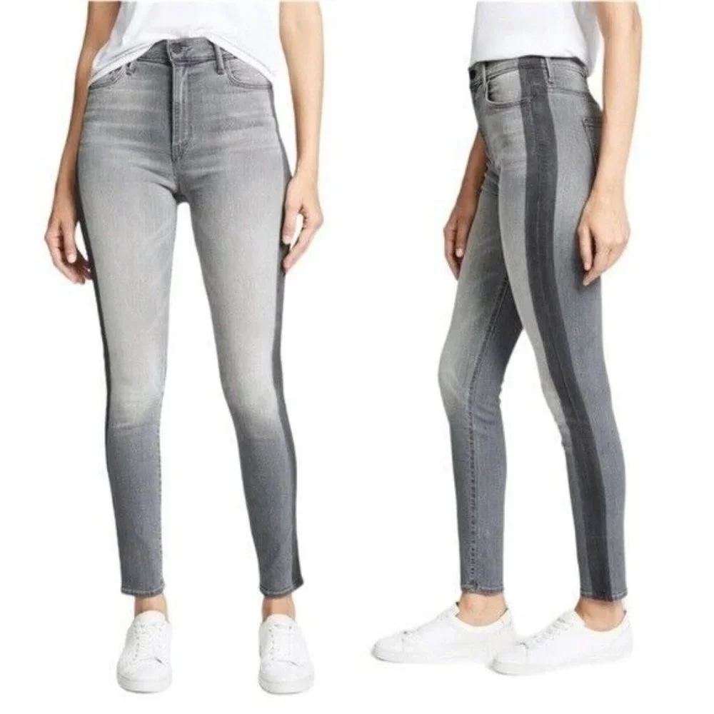MOTHER The Swooner Jeans Color: Supermoon Stripe Women’s Size 25 - Picture 16 of 16